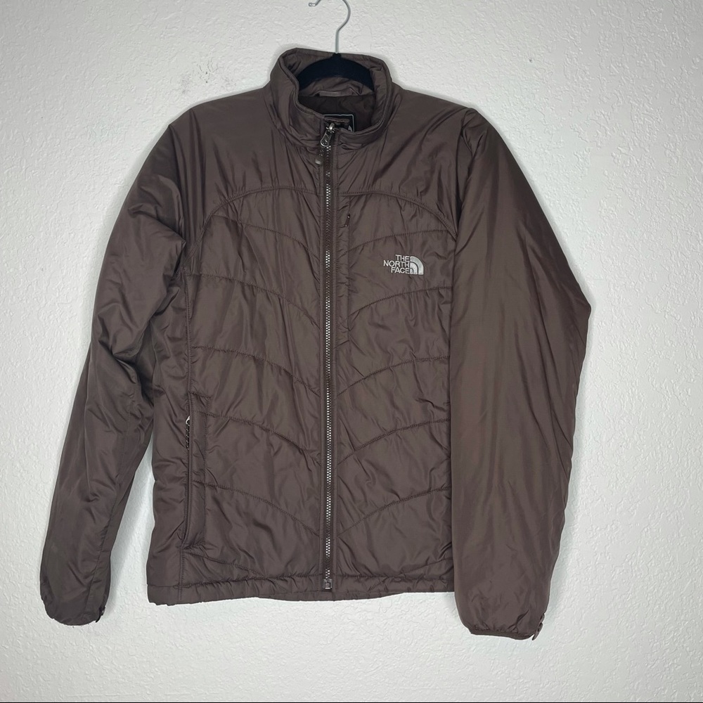 North Face Brown Down Alternative Light Jacket - image 1